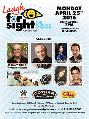 Laugh For Sight For Dogs - April 25, 2016
