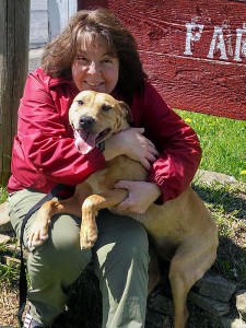 Liz Keller of Glen Wild Animal Rescue trained Farrell and her sister Starr to work in the Dog Assisted Therapy Program for inmates at Rikers Island.