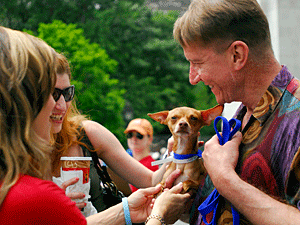 The Alliance's Adoptapalooza mega pet adoption events provide pet adoption opportunities, microchipping and dog licensing services, responsible pet ownership education, and fun for the whole family! (Photo by Dana Edelson)
