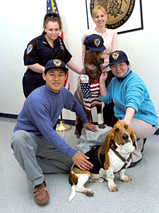 Bob and Emma had the chance to meet with Animal Precinct's Joann Sandano, Annemarie Lucas, and other ASPCA Humane Law Enforcement (HLE) Unit officers.