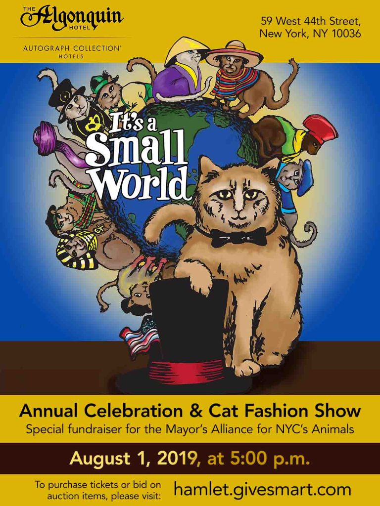 The Algonquin Cat's Annual Celebration & Cat Fashion Show 2019 banner